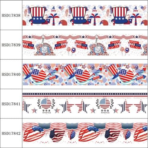 HSDRibbon free shipping 3" 75mm heat transfer printed hsd-design series Grosgrain Ribbon 50Yards/Roll