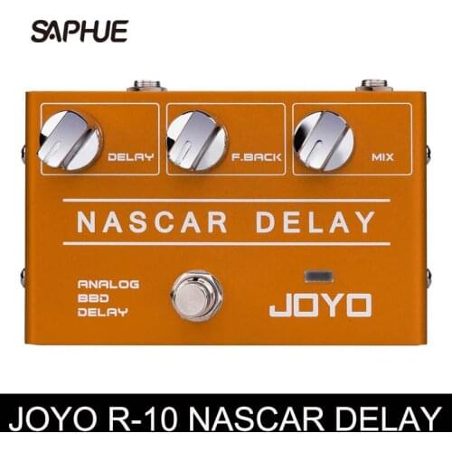 JOYO R-10 Analog Vintage Delay Effect Pedal Classic Pedal Warm & Natural Sound Guitar Pedal Effect for Electric Guitar Bass