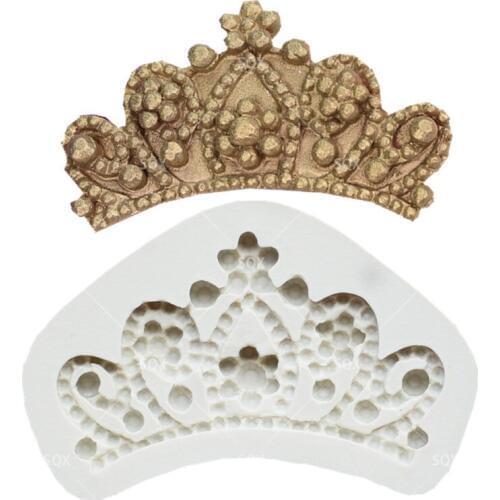 Classic Crown Fondant Cake Baking Molds,Moule Silicone,Cake Decorating Tools Pastry Tools Kitchen Accessories SQ16202