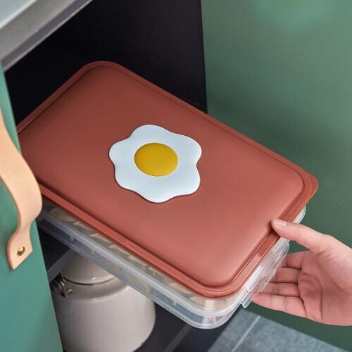 Wonderlife box multi-layered household frozen dumpling box refrigerator frozen dumplings containing box fresh box egg box