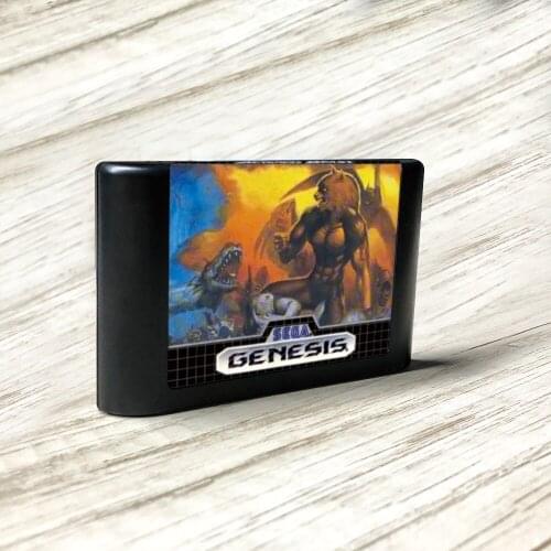 Altered Beast - USA Label Flashkit MD Electroless Gold PCB Card for Sega Genesis Megadrive Video Game Console