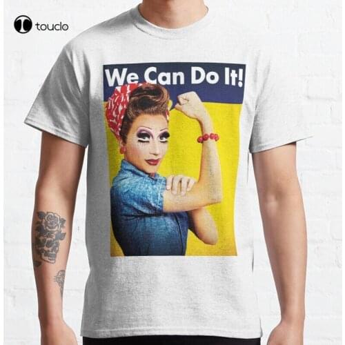 New We Can Do It! Classic T-Shirt Cotton Tee Shirt