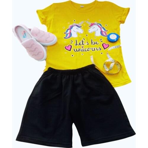 Bottom top suit front printed short sleeve and bicycle collar