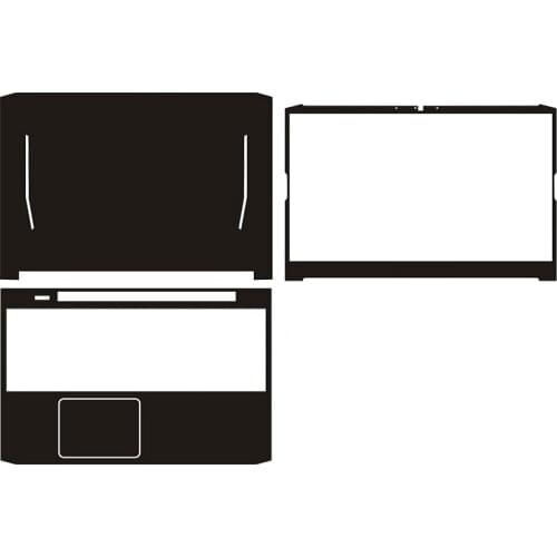 Carbon fiber Laptop Sticker Skin Decals Cover Protector for Acer 300 PH315-53 15.6"