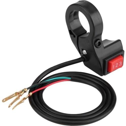 New 22mm 7/8in Electric 3 Speed Module Handlebar Switch Shift for Motorcycle Scooter Motorcycle Switch