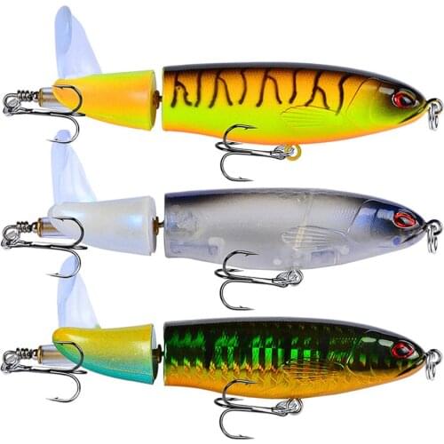 3pcs 15g 36g Top water Pencil Lure Popper swimbait tuna fishing lures pike bass bait pesca trolling minnow whopper plopper NEW
