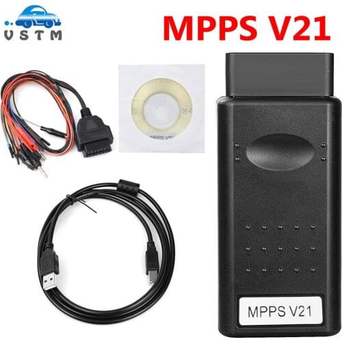 MPPS V21 V18 V13.02 V13 K CAN Flasher Chip Tuning ECU Programmer Remap OBD2 MPPS V21 V13.02 Professional Diagnostic Cable
