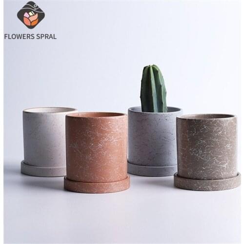 Simple Ceramic Flower Pot Nordic Style Home Decoration Flower Pot Succulent Potted Indoor Balcony Garden Gardening Potted Plant
