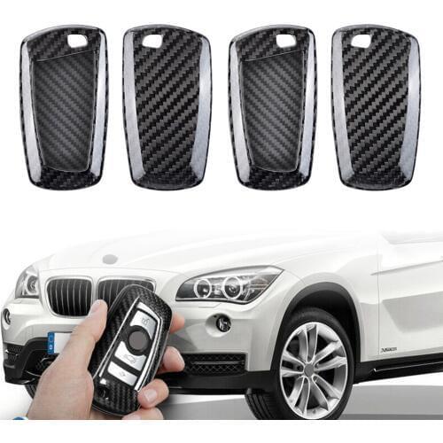 Carbon Fiber Remote Key Fob Shell Holder Cover Replacement For BMW 1 3 4 5 7 Series X3