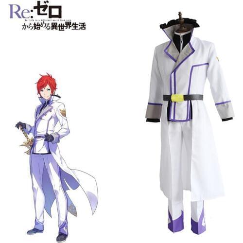 Re: Zero Reinhard Van Astrea Cosplay Kara Hajimeru Isekai Seikatsu Starting Life in Another World Blademaster Uniform Costume