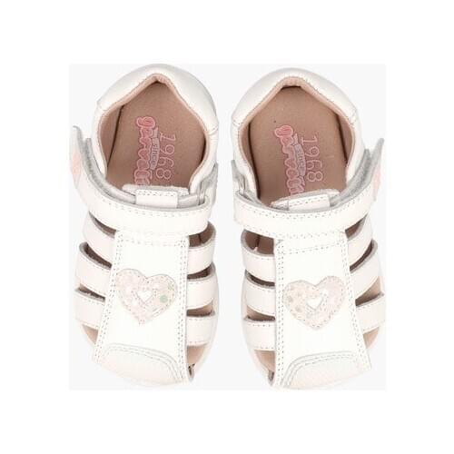 Girl sandals with ankle strap and Garvalín toes