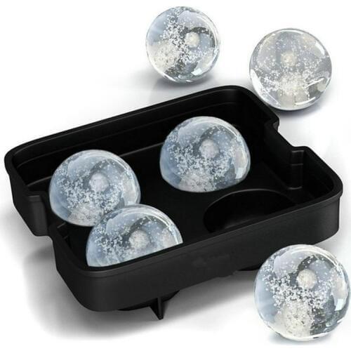 Silicone Whiskey Ice Cube 3D Ball Maker Mold Sphere Mould Party Bar Tray Kitchen Bar Accessories