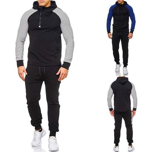 Combinaison de Jogging pour hommes, vêtements d'athlétisme, de gymnastique, de course et de course, collection printemps 2021