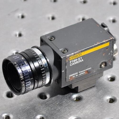 Japan OMRON Omron F160-S1 industrial camera CCD camera with TV LENS 16mm 1:4 lens