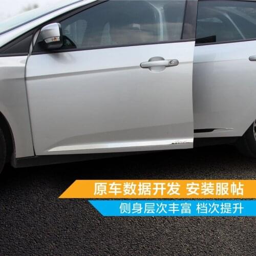 For Ford Focus 2012-2018High-quality stainless steel Car door decoration bright strip Car styling