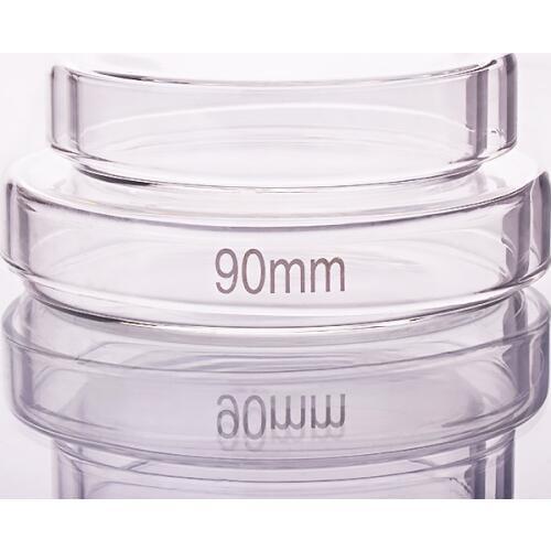 10pcs Petri dish,Diameter 60mm/75mm/90mm/100mm/120mm/150mm/180mm,High borosilicate glass,High temperature culture dish