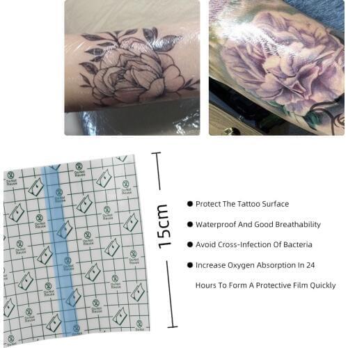 10pcs Tattoo Repair Stickers Protective Tattoo Film After Care Tattoo Solution For The Initial Healing Tattoo Accessories