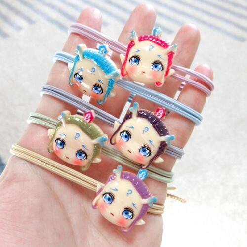 300pcs/lot DIY Simple Multi Na Cha The Great Hair Band Familiars Down Rubber Band Hair Styling Tools Accessories HA1337