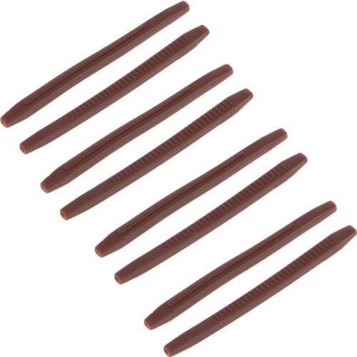 4 Pairs Silicone Anti Slip Eyeglasses Sun Glasses Leg Sleeves Accessories Square Hole
