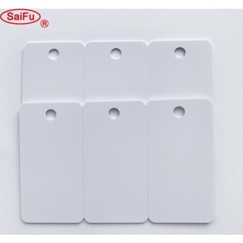 50pcs/High Quality Cr80*30mil Size Inkjet 3 up Key Tag Plastic Card