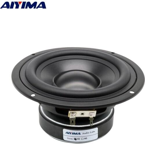AIYIMA 5.25 Inch Audio Woofer Subwoofer Speaker 4 8 Ohm 50W HIFI Power Car Sound System Speaker DIY Home Theater Loudspeaker