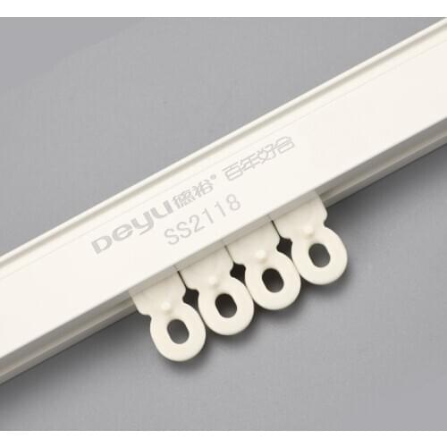 Curtain rail White Modern style Visible Track Mute Nano Silencer Curtains accessories Quality Adjustable Scalable Curtain track
