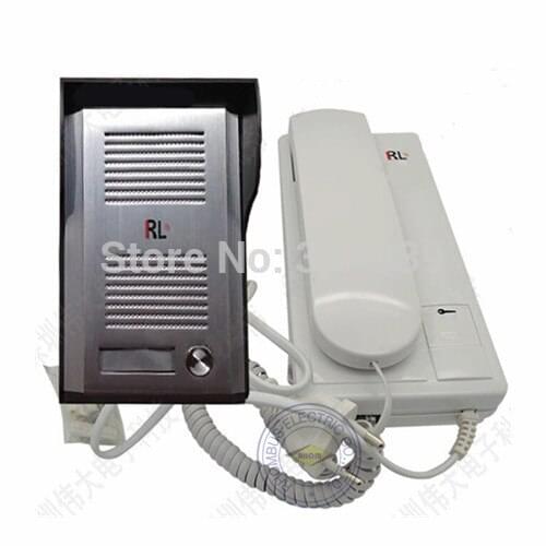 Freeshipping!wired Building interphone doorphone with rain cover.connected by two lines and two lines are exchangeable/FCDB3026B