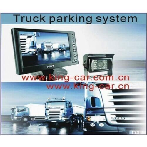 RC 12V - 24V Truck Rear View Wireless Night Vision Backup Camera Kit + 7" TFT LCD Monitor Waterproof High Solution 420 TVL