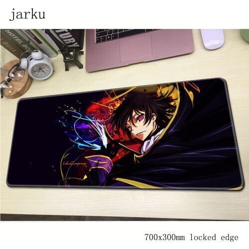Code Geass pad mouse cheapest computer gamer mouse pad 700x300X2MM padmouse best seller mousepad gadget anime desk mats