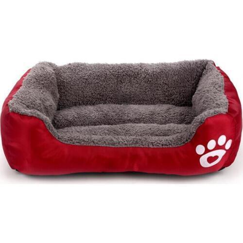 Dog Beds Sofa Warming Pet Bed Soft Fleece Warm Dog Beds for Large Dogs Waterproof Pet Bedding Cat Bed House Petshop Dropshipping