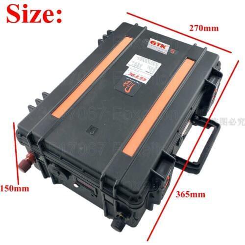 LTO 24v 50Ah lithium titanate battery with ABS case fast charge portable power backup power solar light lamppost+10A charger