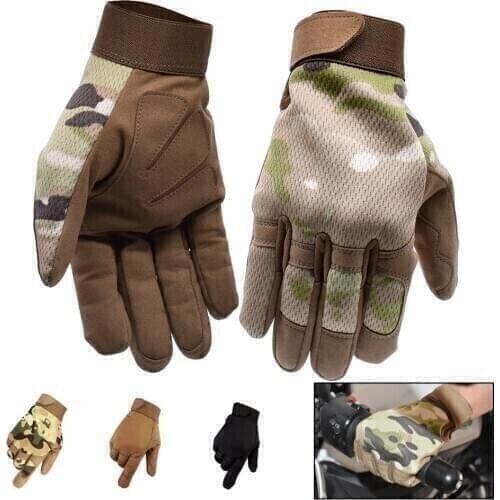 Motorcycle Gloves Full Finger Leather Outdoor Motocross Motorbike Gloves For Ducati SS1000 M1000S S4/S4R Honda CB190R VT1100