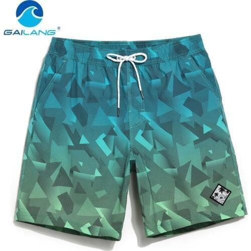 Gailang Brand Mens Beach Board Shorts Bermuda Mens Swimwear Swimsuits Boardshorts Quick Dry Workout Cargo Boxer Trunks Shorts
