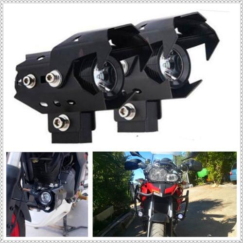 New Motorcycle motocross Headlight LED Fog Lamp Lights Spotlight head light for HONDA CR125R 250R YAMAHA YZF R15 XT660 1300 R6S