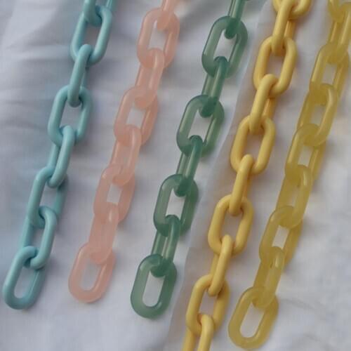 Chic New big size Detachable resin bag strap clear design elegant lady shoulder bag belt hot sell easy matching bag belts