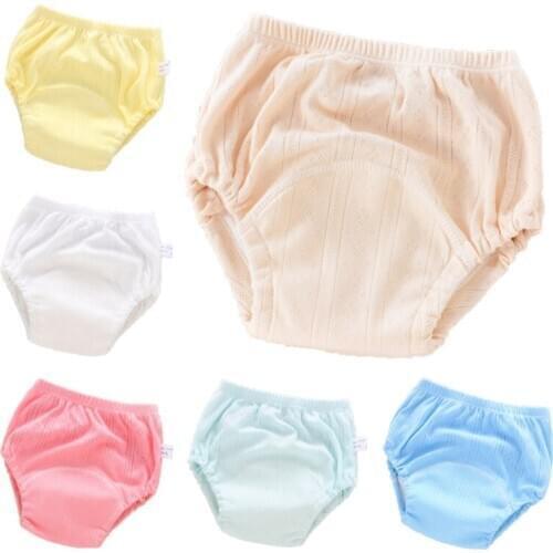 Baby Toddler Toilet Potty Training Pants Reusable Waterproof 4 Layers Nappies 77HD