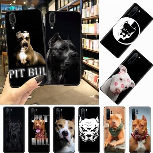 Pit Bull Dog Pitbull cute animal high quality luxury Phone Case For Huawei honor Mate P 10 20 30 40 Pro 10i 9 10 20 8 x Lite