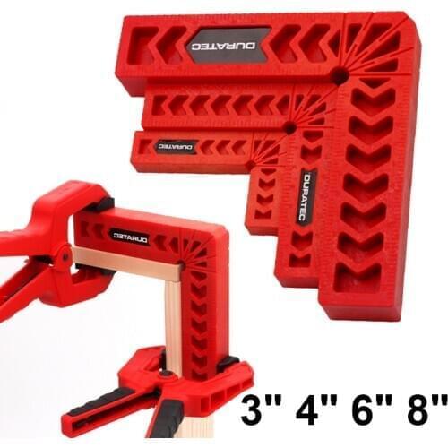 Right Angle Clamp 90 Degree L-square 3" 4" 6" 8" Holder Ruler Clamping Squares Positioning Ruler Household Woodworking Tool