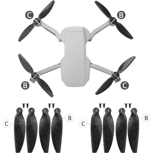 Carbon Fiber Foldable Propeller for DJI Mavic Mini 2 Drone Quick Release 4726F Blades Propellers Spare Parts