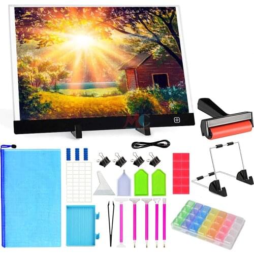 A4/A3 LED Dimmable Light Diamond Painting Tools Tablet Pad USB Plug Diamond Embroidery Accessories Cross Stitch tool