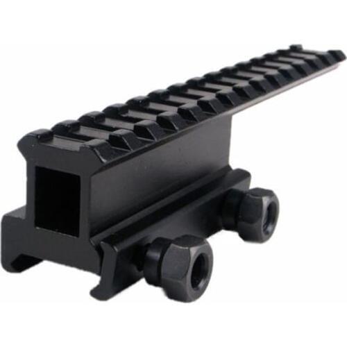 143mm Tactical Extension Rail Mount High Riser Base Converter Fit 20mm Picatinny/Weaver Rail for Riflescopes Airsoft Gun