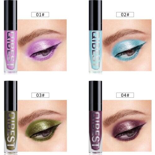 4 Colors Shimmer Eyeshadow Stick Makeup Glitter Eye Shadow Eyeshadow Metallic Pigment Waterproof Eye Shadow Stick Liquid Shiny