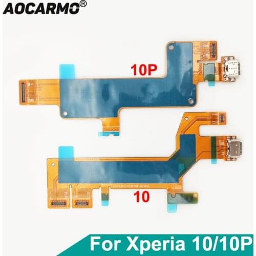 Aocarmo For Sony Xperia 10 / 10 Plus X10 X10P Type-C USB Charger Dock Charging Port Connector Flex Cable
