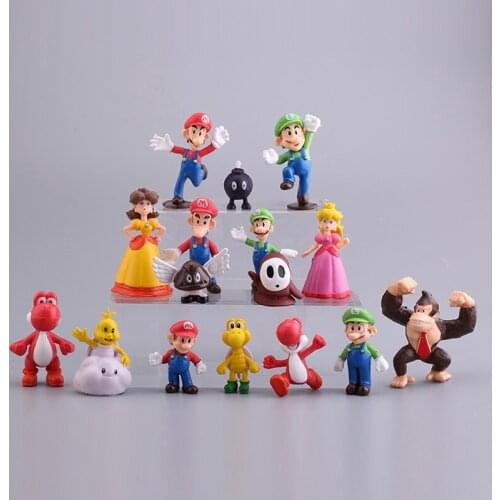 17 Piece Cake Decoration Doll Birthday Decoration Toy Baking Handmade Model Action Doll Model Toys