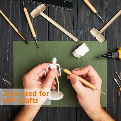 Hot 24 Pieces Mini Wooden Hammers for Chocolate Crab or Lobster Seafood Hammers Crafts and Party Game Props Seafood Tool