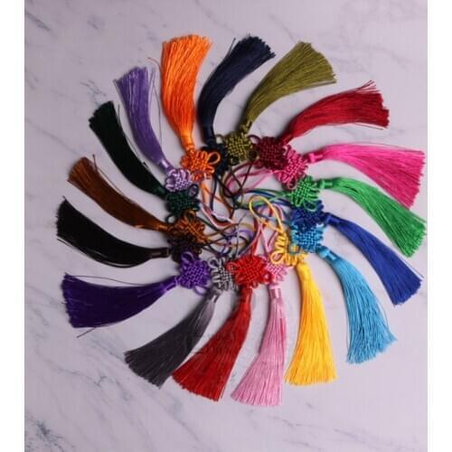 5PCS Multicolor Chinese Knots Tassel DIY Home Textile Curtain Clothing Jewelry Pendant Craft Tassels Sewing Jewelry Accessories