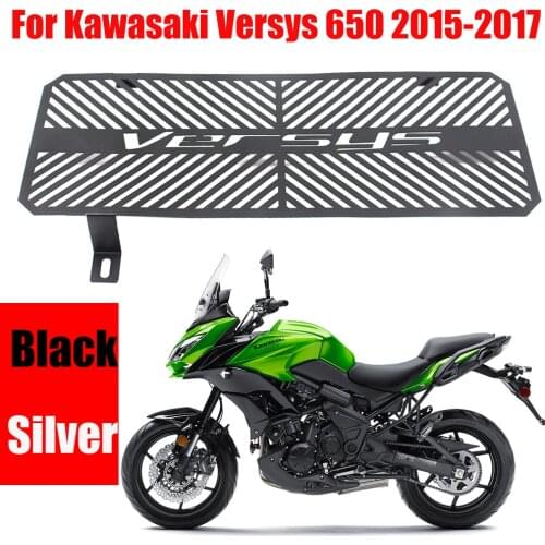Motorcycle Accessories Radiator Grille Grill Guard Protector Cover For KAWASAKI KLE650 KLE 650 Versys650 Versys 650 2015-2017