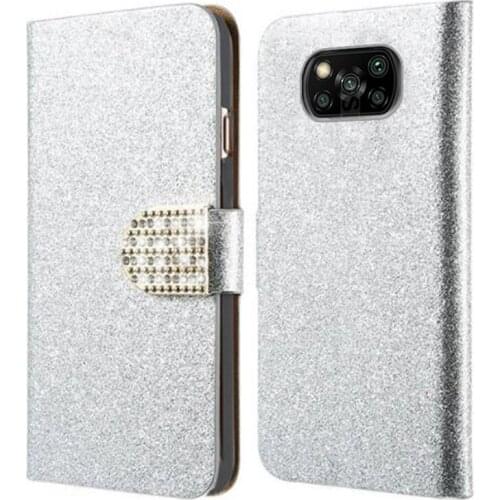 Phone Accessoreis Diamond Cover For Xiaomi Pocophone X3 NFC M2007J20CG Etui on POCO M3 C3 X2 M2 F2 Pro Funda on POCO X3 NFC Case