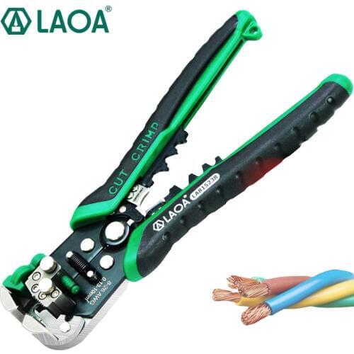 LAOA Automatic Wire Stripper Tools Wire Cutter Pliers Electrical Cable stripping Tools For Electrician Crimpping Made in Taiwan