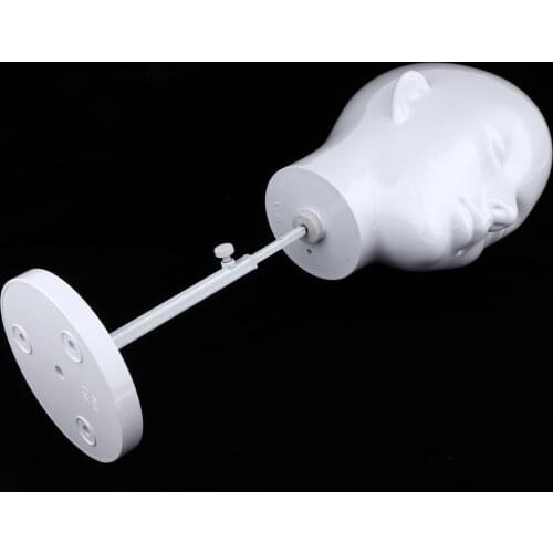 Wig Making Mannequin Head W/ Adjustable Stand For Hat Sunglasses Cap Display